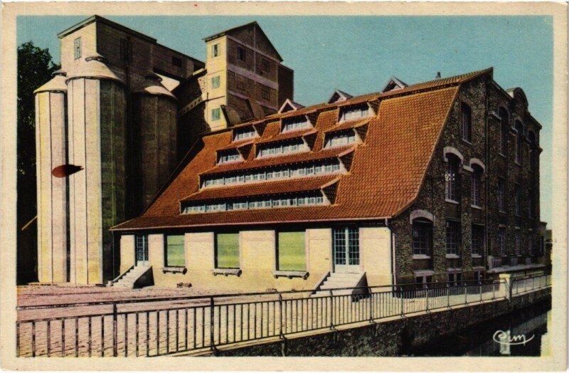 Carte postale ancienne Corbeil Essonnes Moulin Hutteau à Corbeil-Essonnes