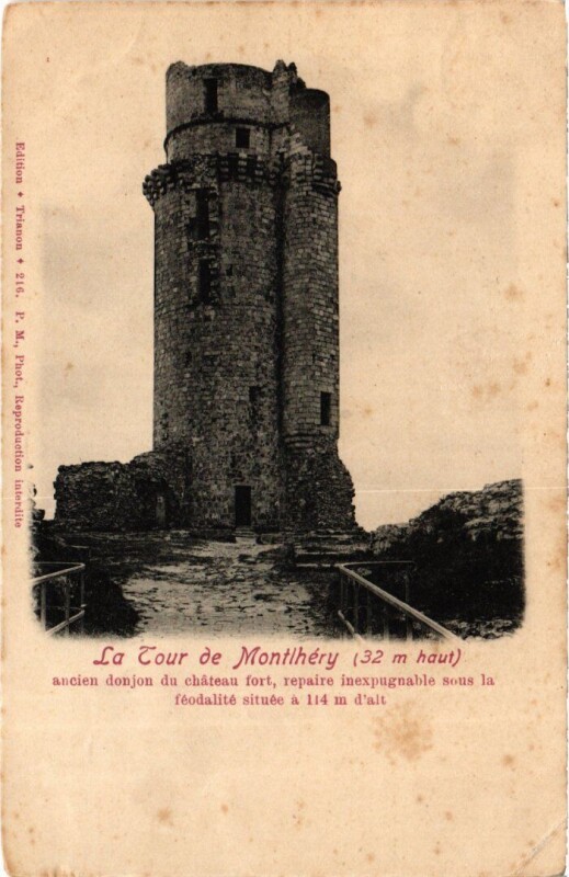 Carte postale ancienne Montlhery La Tour