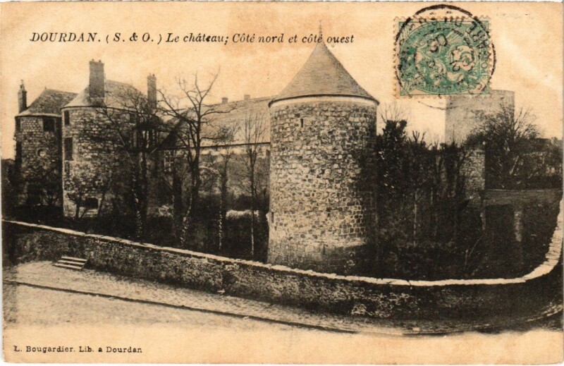 Carte postale ancienne Dourdan Le Chateau à Dourdan