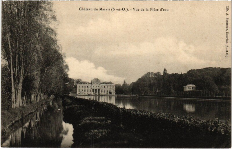 Carte postale ancienne Dourdan Chateau du Marais à Dourdan