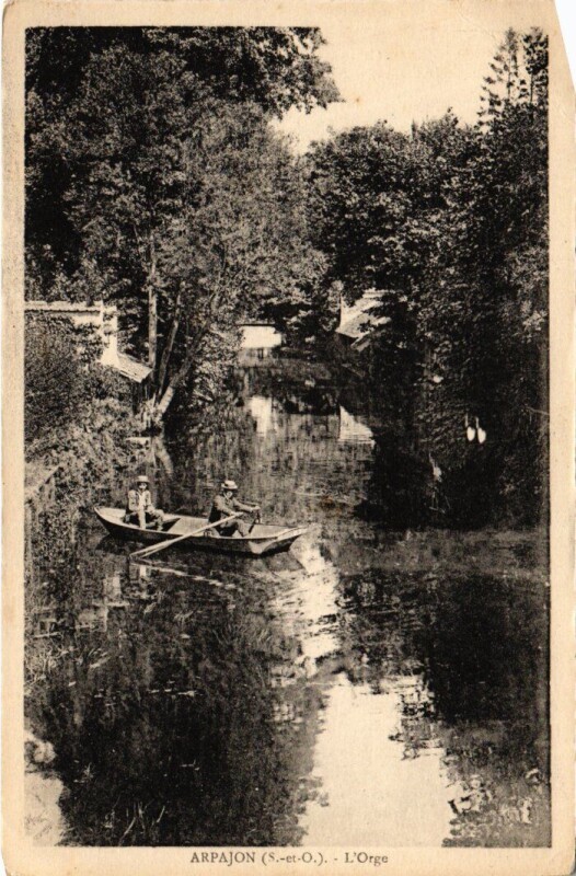 Carte postale ancienne Arpajon Orge à Arpajon