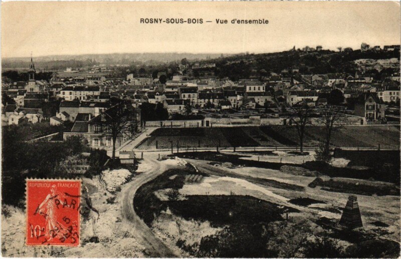 Carte postale ancienne Rosny-sous-Bois Vue d'Ensemble à Rosny-sous-Bois