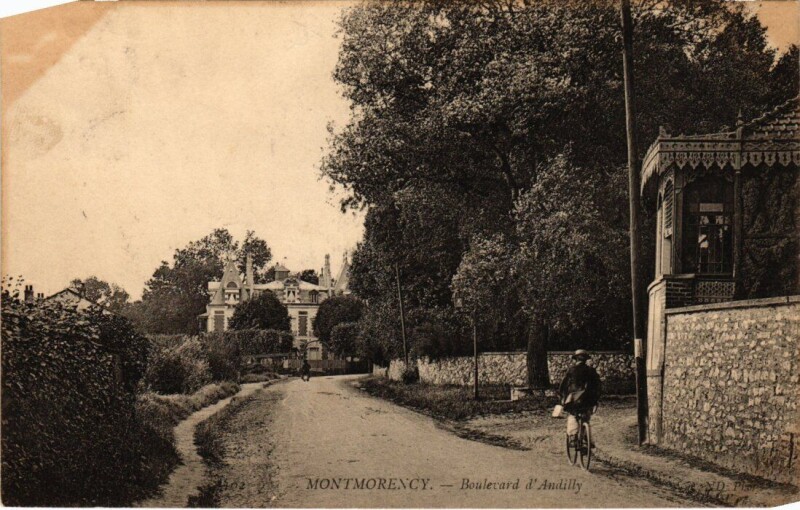 Carte postale ancienne Montmorency Boulevard d'Andilly