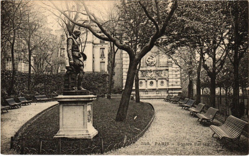 Carte postale ancienne Paris Square Palissy