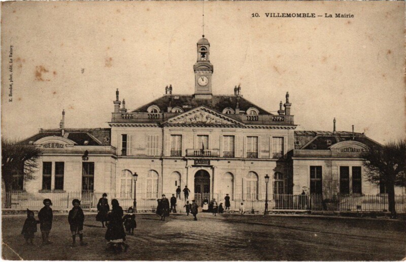 Carte postale ancienne Villemomble Mairie à Villemomble