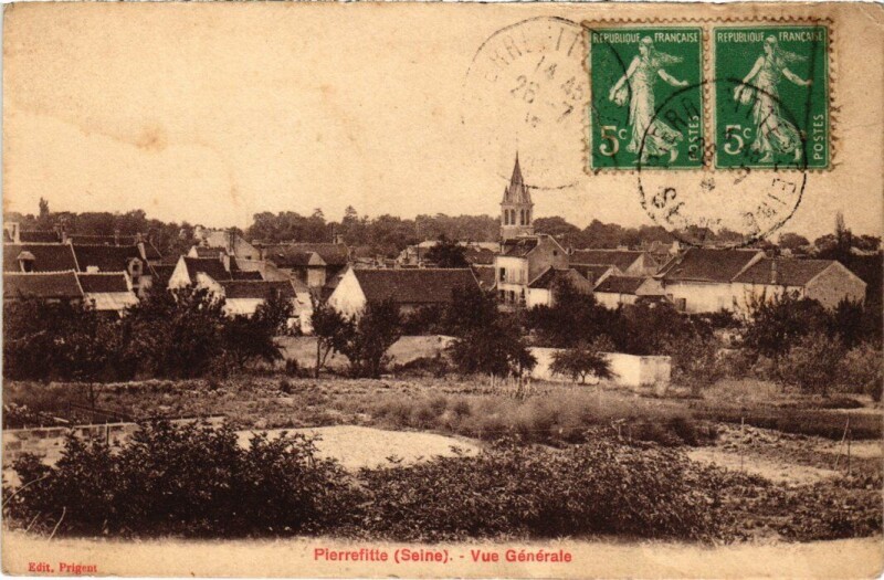 Carte postale ancienne Pierrefitte Vue Generale