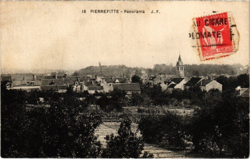 Carte postale ancienne Pierrefitte Panorama