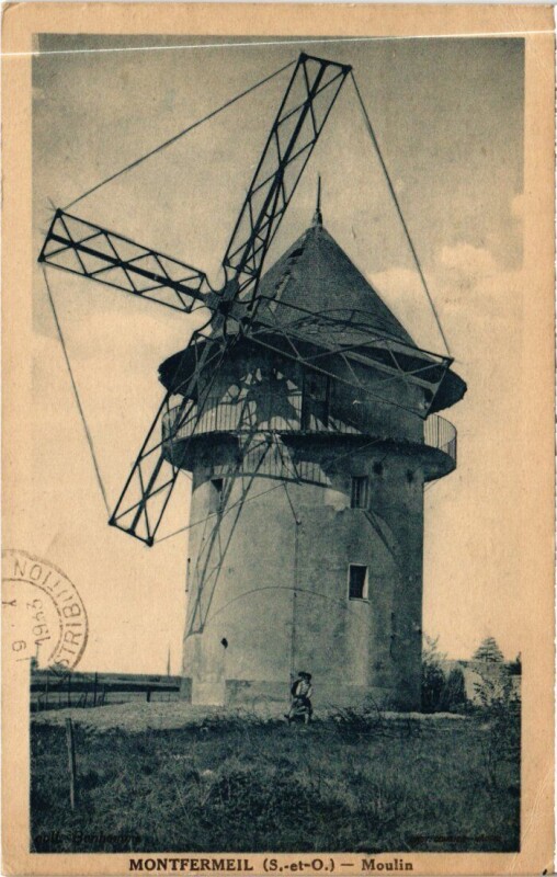Carte postale ancienne Montfermeil Moulin à Montfermeil