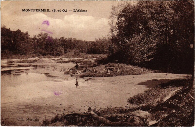 Carte postale ancienne Montfermeil L'Abime à Montfermeil