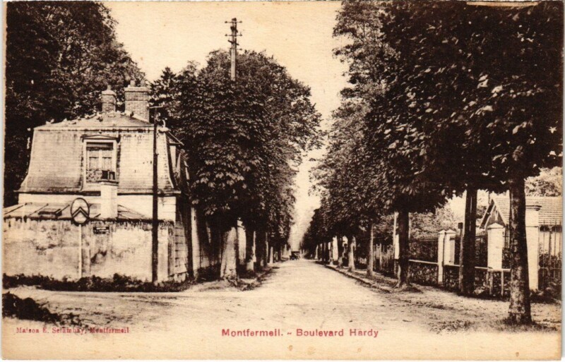 Carte postale ancienne Montfermeil Boulevard Hardy à Montfermeil
