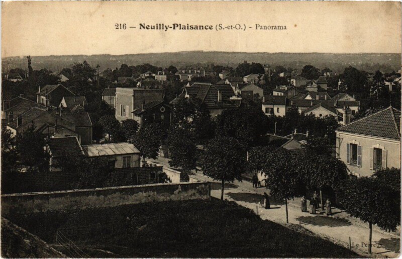 Carte postale ancienne Neuilly-Plaisance Panorama à Neuilly-Plaisance