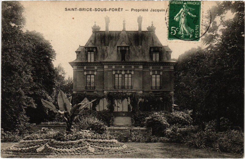 Carte postale ancienne Saint-Brice-sous-Foret Chateau