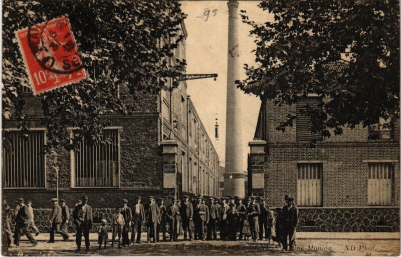 Carte postale ancienne Saint-Denis La Plaine-Saint-Denis - Factory and Workes à Saint-Denis