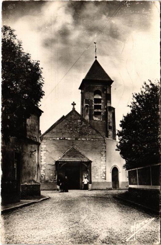 Carte postale ancienne Sevran L'Eglise Saint-Martin à Sevran
