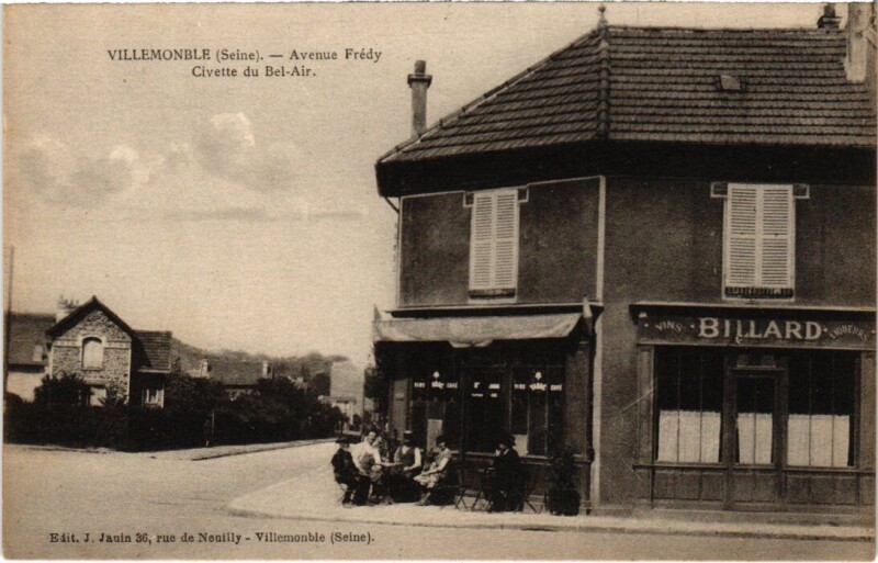 Carte postale ancienne Villemomble Avenue Fredy - Civette du Bel-Air à Villemomble