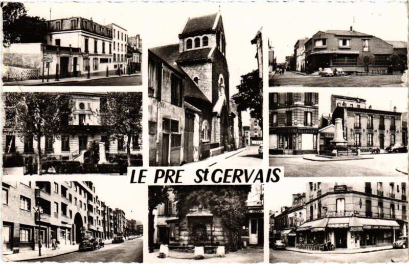 Carte postale ancienne Le Pre-Saint-Gervais Scenes