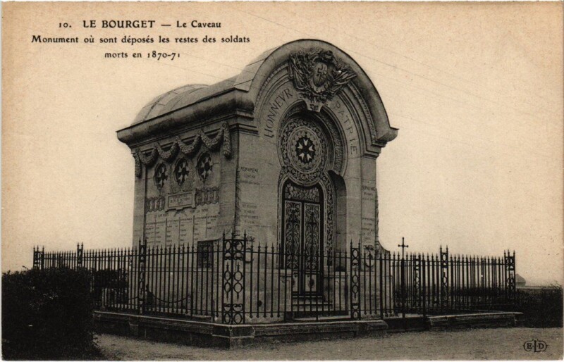 Carte postale ancienne Le Bourget Le Caveau au Bourget