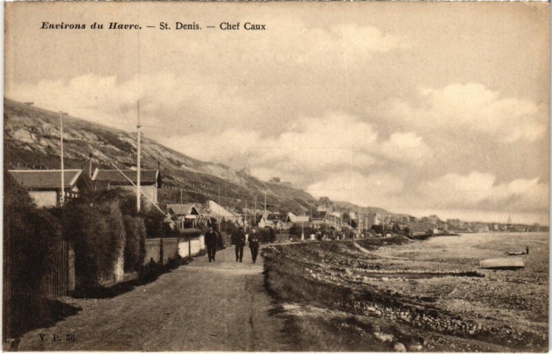 Carte postale ancienne Saint-Denis Chef Caux à Saint-Denis