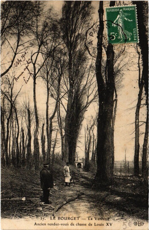 Carte postale ancienne Le Bourget Le Verrerie au Bourget