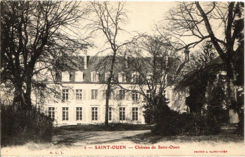 Carte postale ancienne Château de Saint-Ouen à Saint-Ouen-sur-Seine
