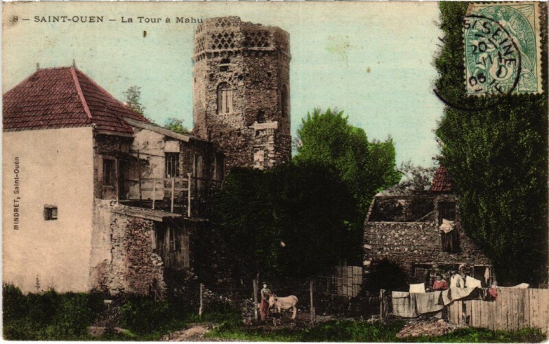 Carte postale ancienne La Tour à Mahu à L'Île-Saint-Denis