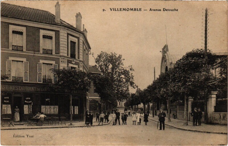Carte postale ancienne Villemomble Avenue Detouche à Villemomble