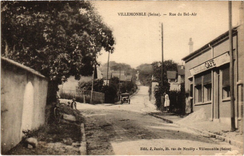 Carte postale ancienne Villemomble Rue du Bel-Air à Villemomble