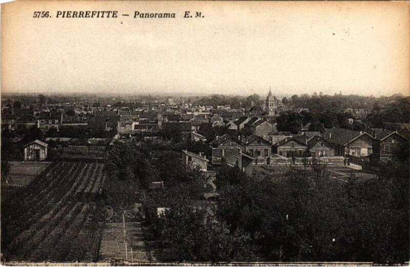 Carte postale ancienne Pierrefitte Panorama