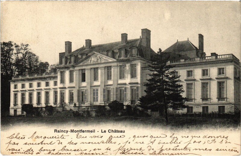 Carte postale ancienne Montfermeil Le Chateau à Montfermeil
