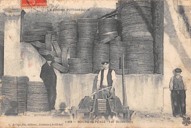 Carte postale ancienne Bourg De Peage - Les Boisselliers