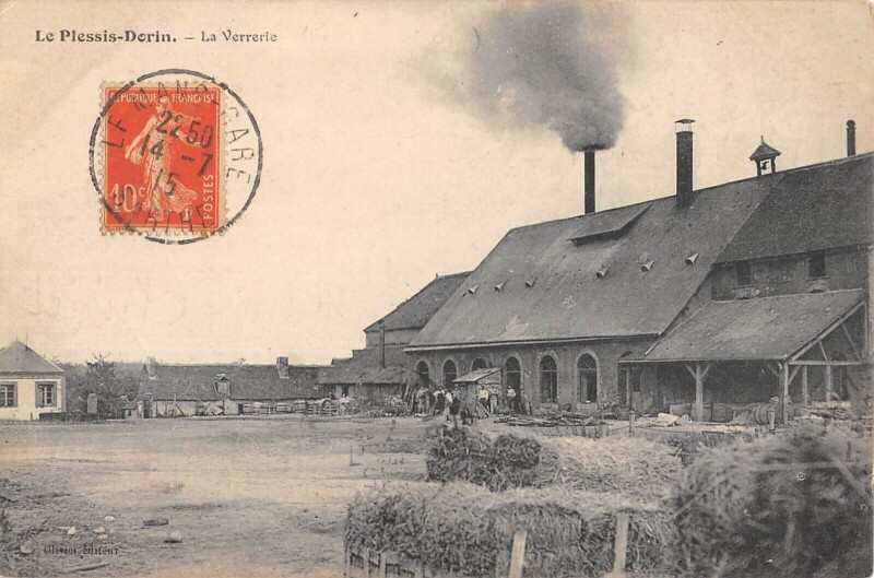 Carte postale ancienne Le Plessis Dorin / La Verrerie / cliché rare au Plessis-Dorin
