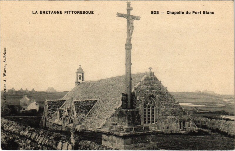 Carte postale ancienne Chapelle du Port-Blanc