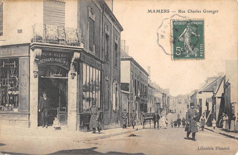 Carte postale ancienne Mamers - Rue Charles Granger à Mamers