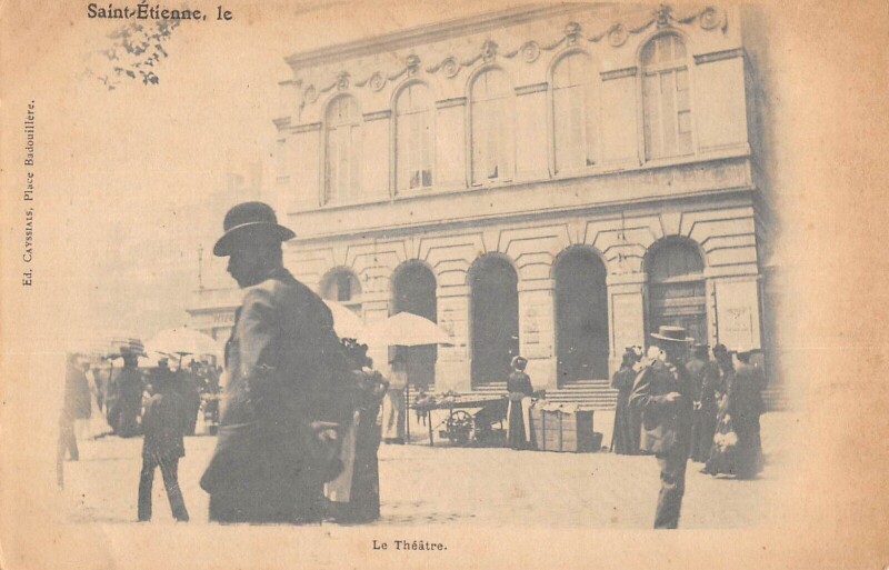 Carte postale ancienne Saint Etienne / Le Theatre