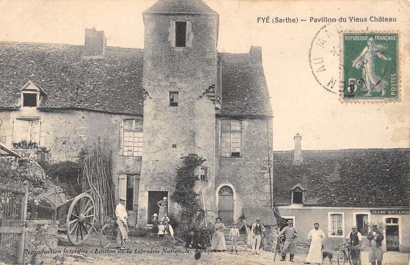 Carte postale ancienne Fye - Pavillon Du Vieux Chateau