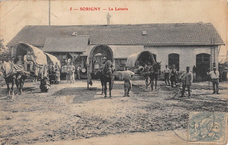 Carte postale ancienne Sorigny - La Laiterie à Sorigny