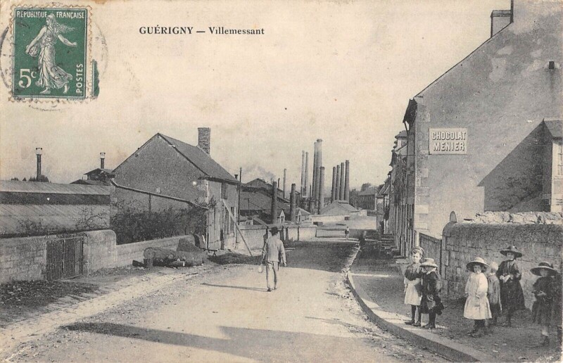 Carte postale ancienne Guerigny - Villemessant