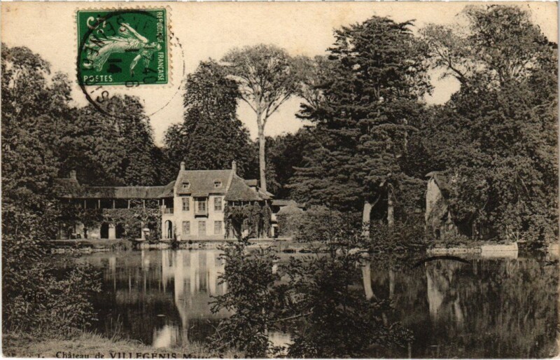 Carte postale ancienne Massy Chateau de Villegenis à Massy