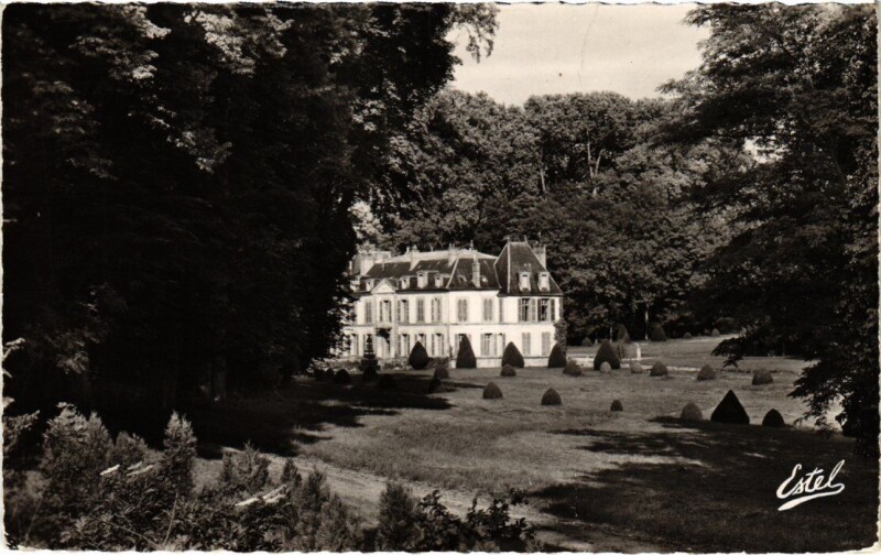 Carte postale ancienne Ballancourt Chateau du Saussaye
