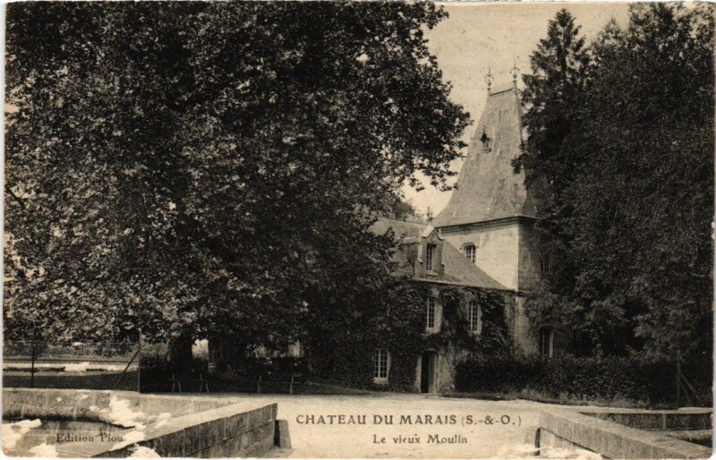 Carte postale ancienne Chateau du Marais - Vieux Moulin