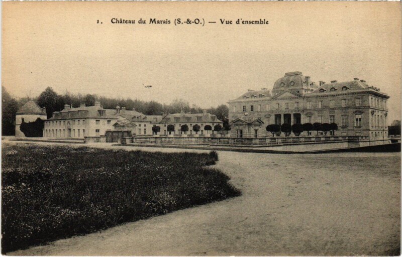 Carte postale ancienne Chateau du Marais - Vue d'Ensemble
