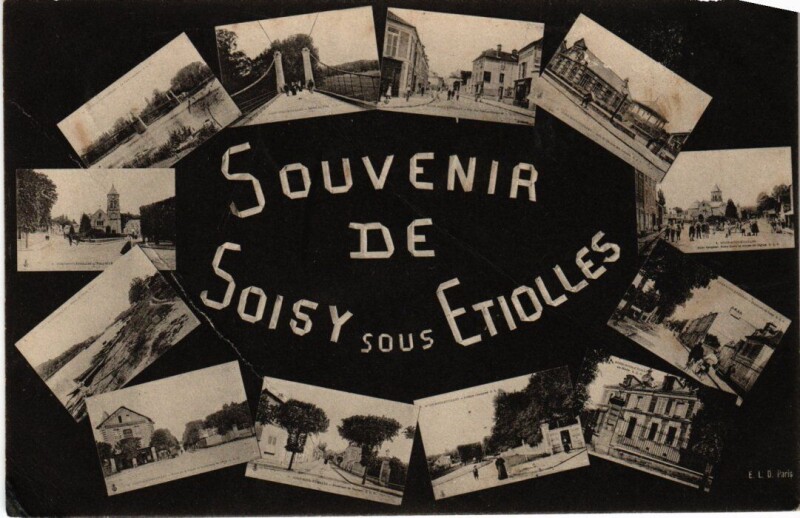 Carte postale ancienne Souvenir de Soisy-sous-Etiolles Scenes