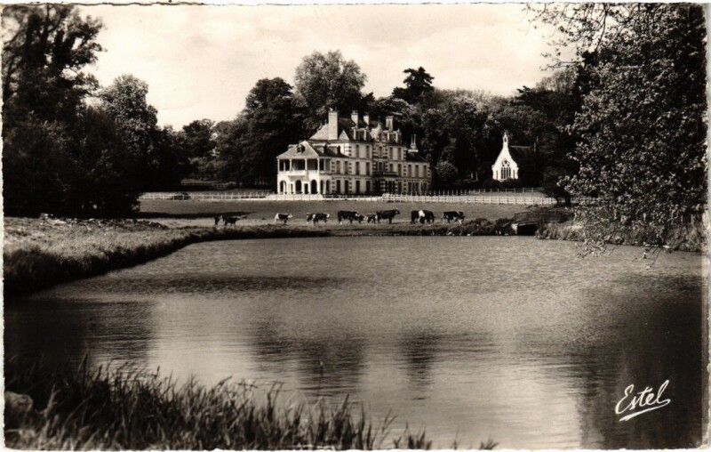 Carte postale ancienne Saint-Vrain Chateau de Billy à Saint-Vrain
