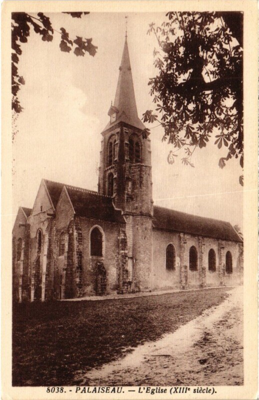 Carte postale ancienne Palaiseau Eglise à Palaiseau