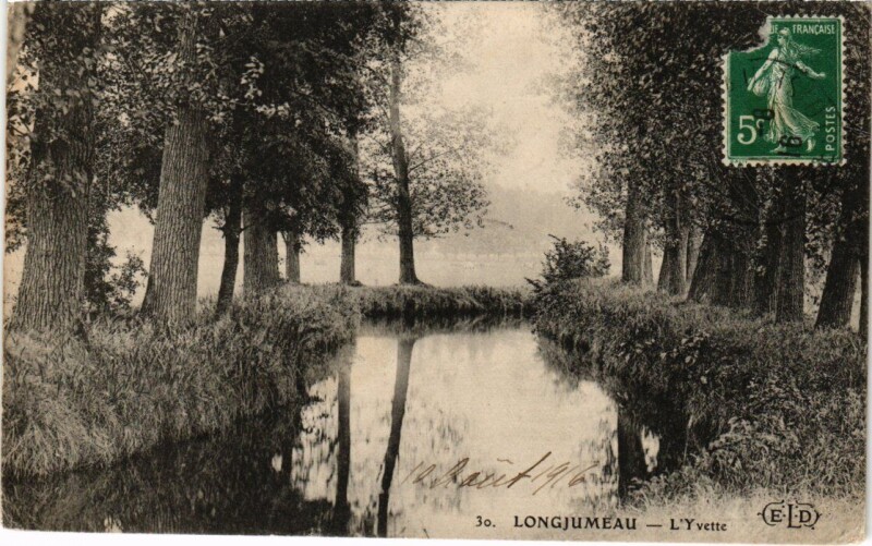 Carte postale ancienne Longjumeau L'Yvette à Longjumeau