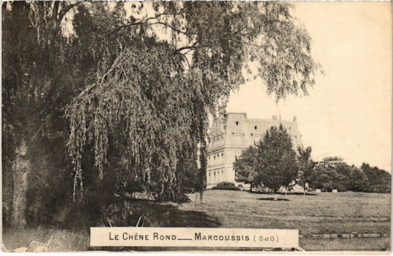 Carte postale ancienne Marcoussis Le Chene Rond à Marcoussis