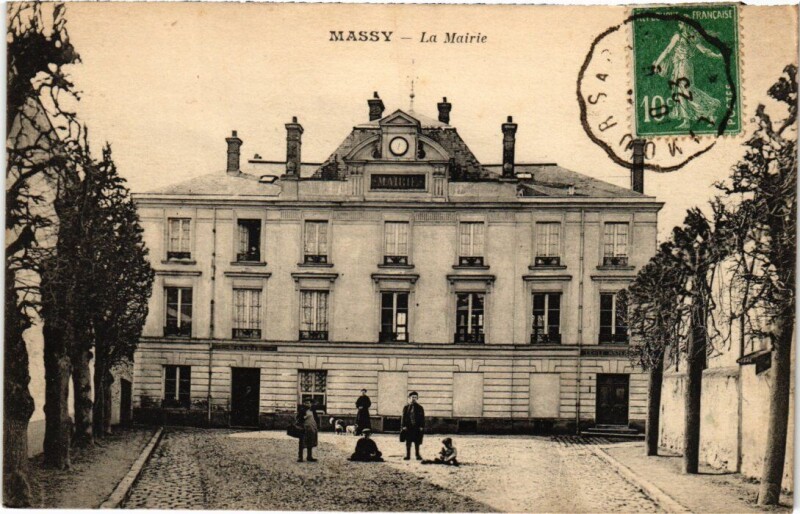 Carte postale ancienne Massy Mairie à Massy