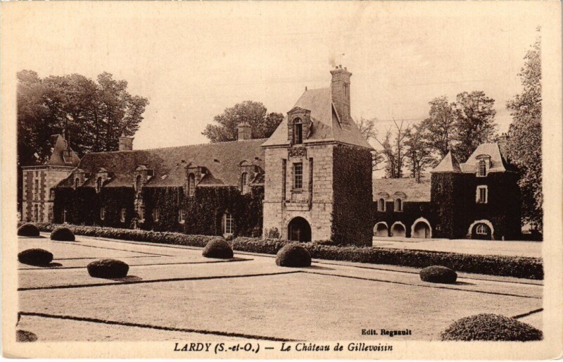 Carte postale ancienne Lardy Chateau de Gillevoisin à Lardy