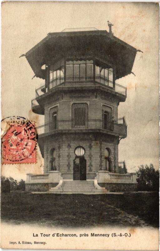 Carte postale ancienne Echarcon La Tour d'Echarcon pres Mennecy à Mennecy