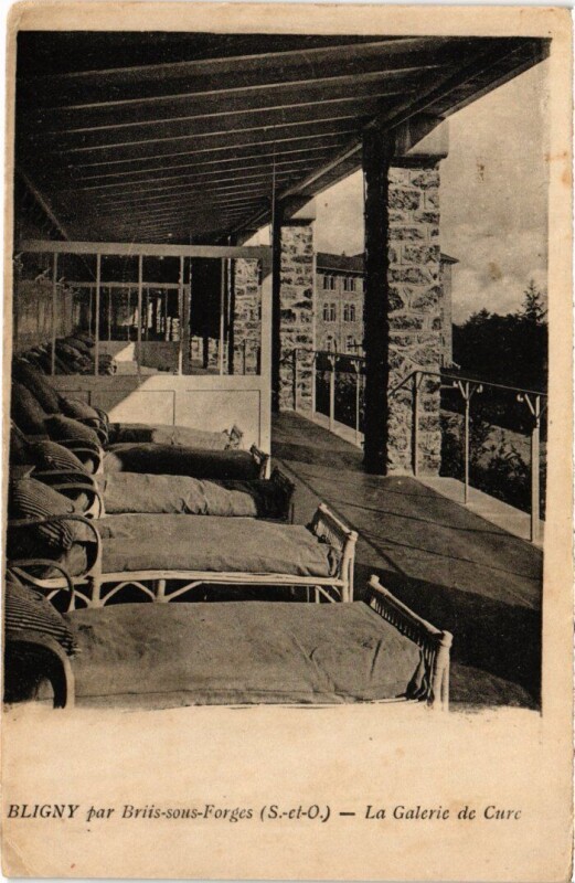 Carte postale ancienne Bligny par Briis-sous-Forges - La Galerie de Cure à Briis-sous-Forges